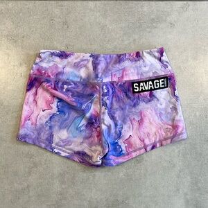 Savage barbell CrossFit shorts size medium unicorn Color !